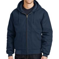 CornerStone Embroidered Duck Cloth Hooded Work Jacket