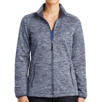 Sport-Tek Embroidery Ladies PosiCharge Electric Heather Soft Shell Jacket