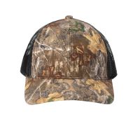 Russell Outdoors Camo Snapback Trucker Cap - Embroidered