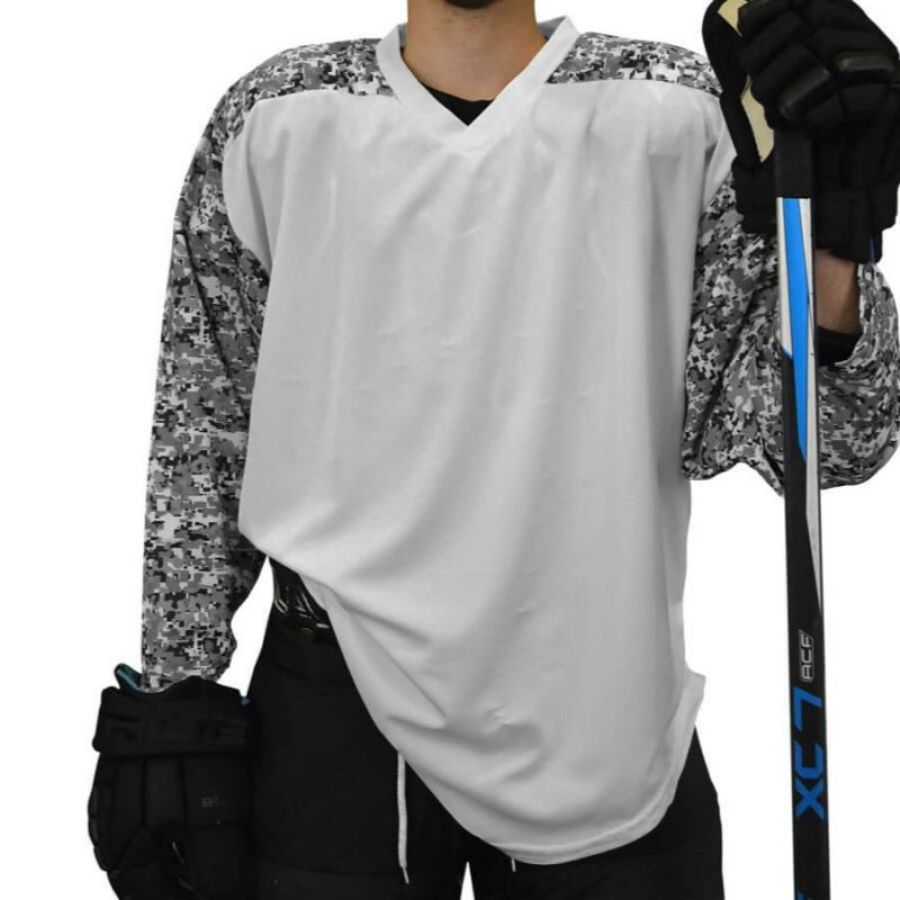 シャツ WHIMSY Mesh Hockey Shirt White シャツ WHIMSY Mesh Hockey Shirt White シャツ WHIMSY Mesh Hockey