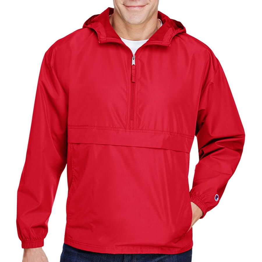 Custom Champion Adult Packable Anorak 1/4 Zip Jacket | Design Online