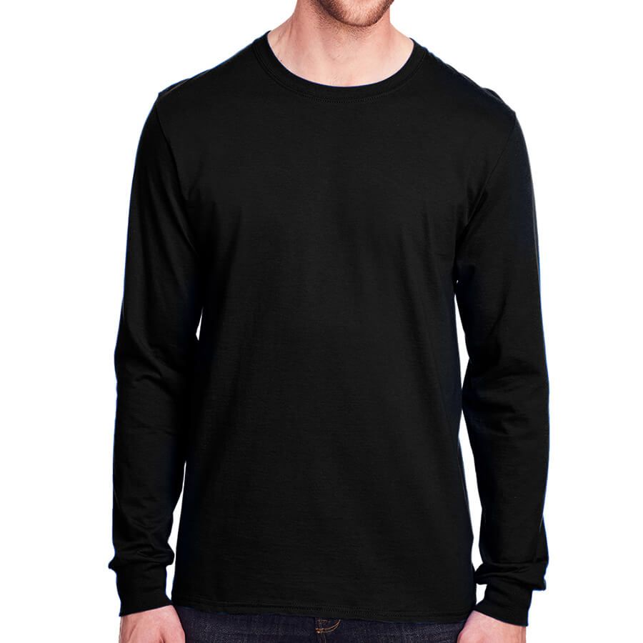 Custom Fruit of the Loom Adult ICONIC Long Sleeve T-Shirt | Design