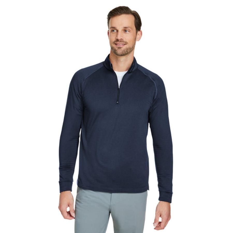 Custom Printed Swannies Golf Men's Lukas Lightweight Quarter-Zip